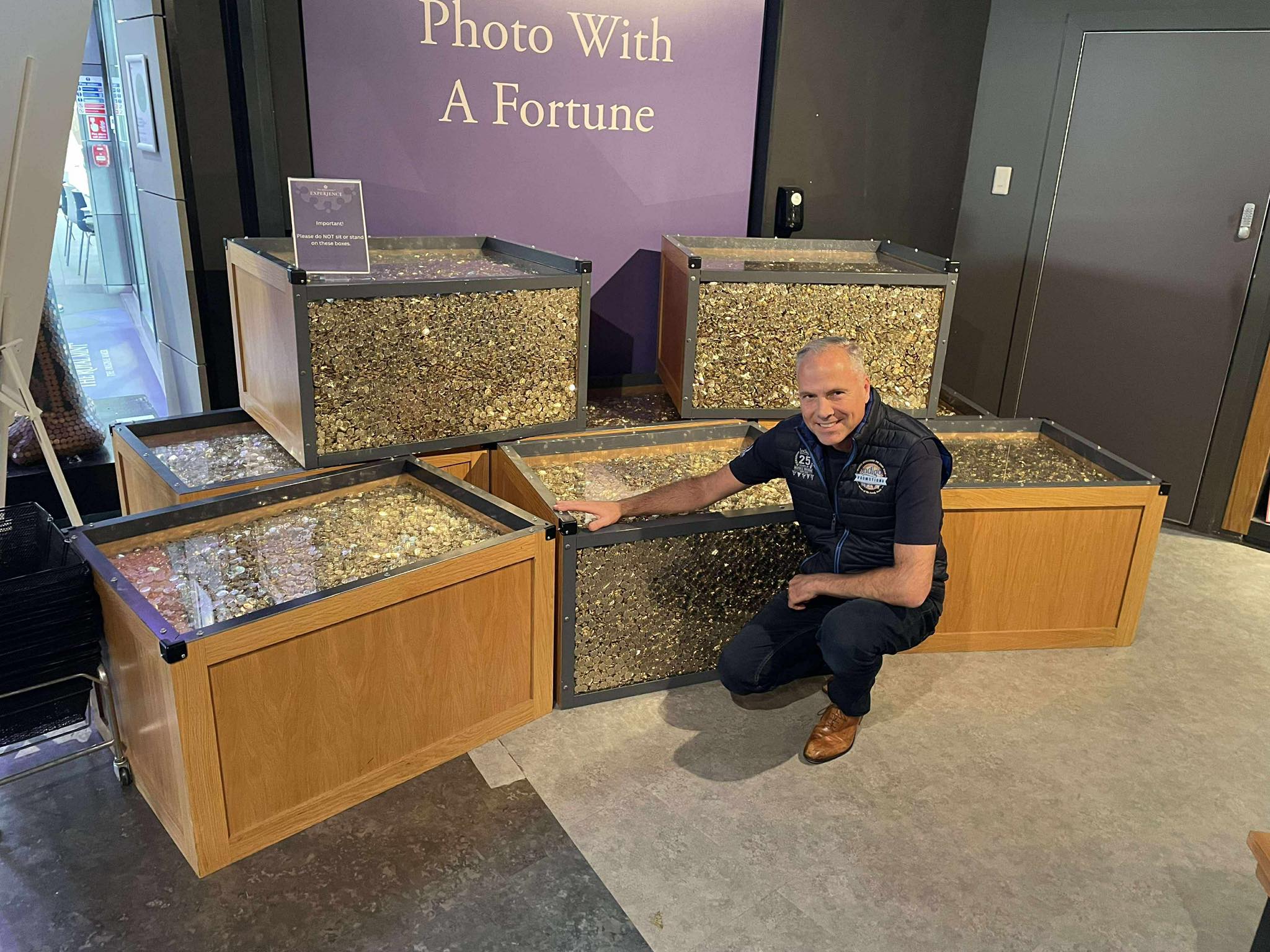 Steve visiting The Royal Mint